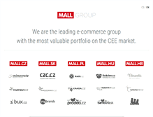 Tablet Screenshot of mallgroup.com
